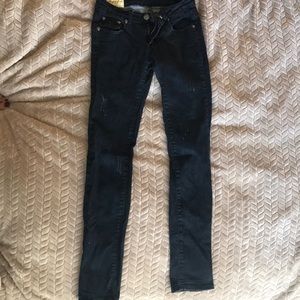 Machine black jeans